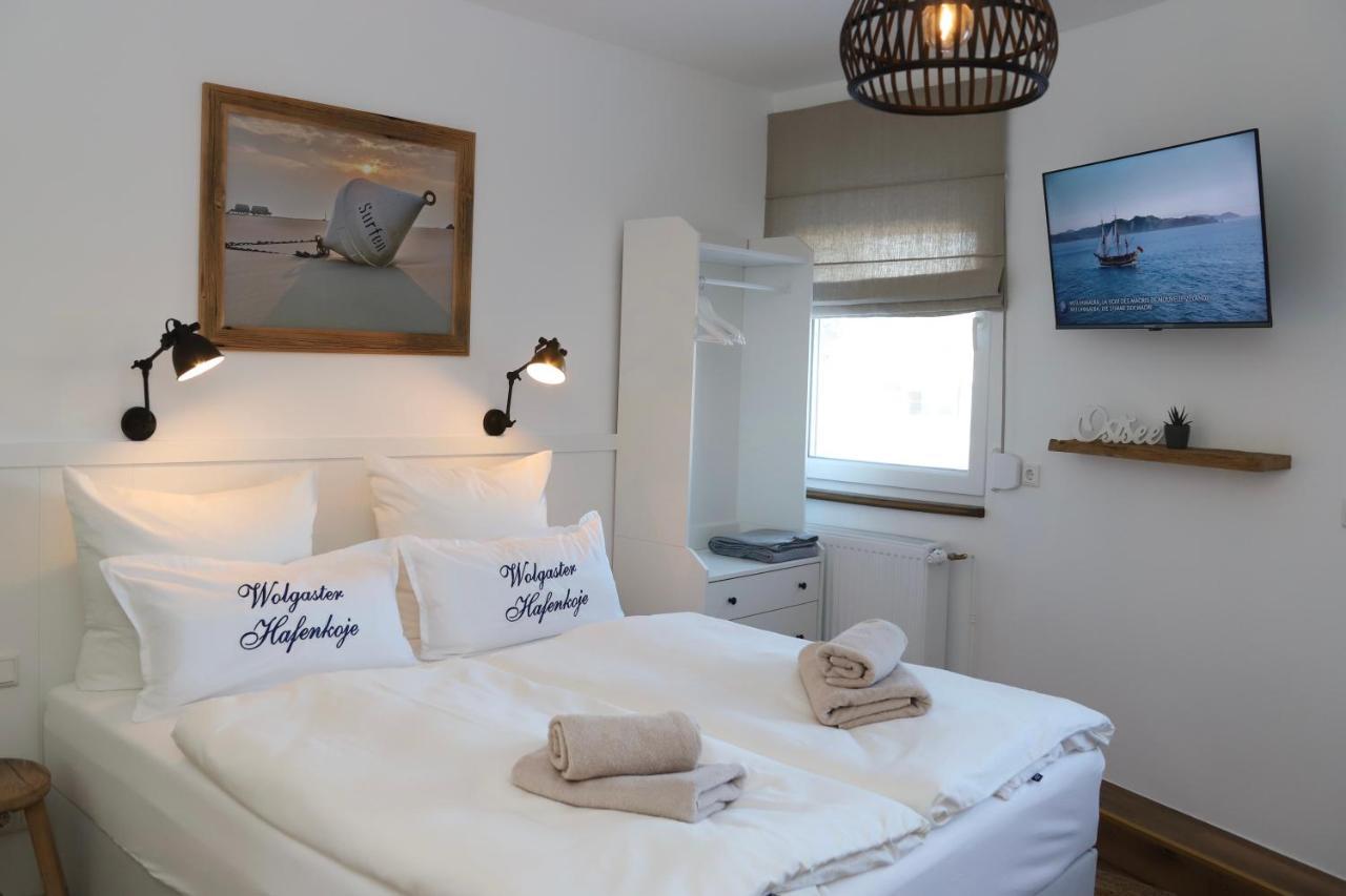 Apartamento Hafenkoje Zum Anker Wolgast Exterior foto