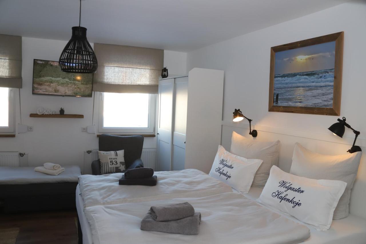 Apartamento Hafenkoje Zum Anker Wolgast Exterior foto